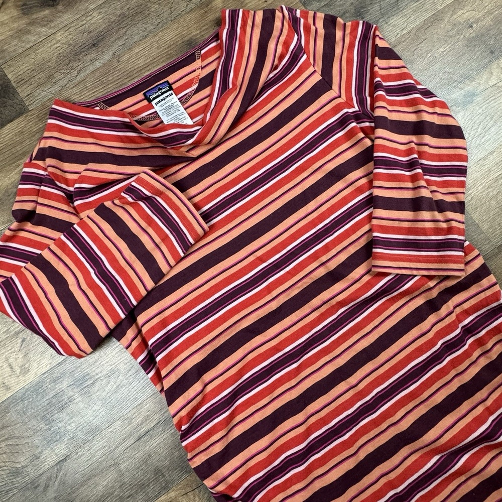 Patagonia Dress Womens L Multicolor Striped Kamala Outdoor Gorpcore‎